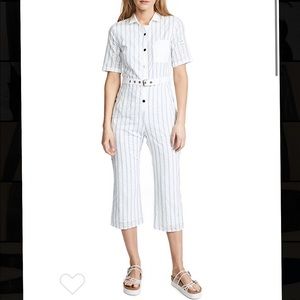 For Love & Lemons hermosa striped jumpsuit